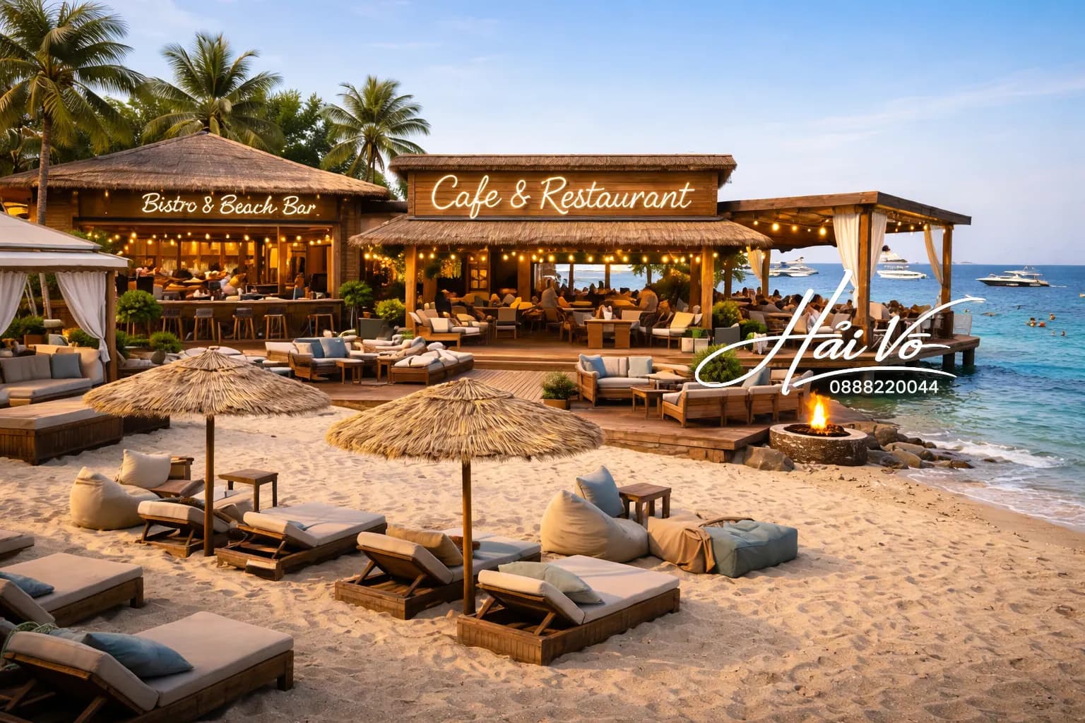Hồ koi sân vườn cà phê 12