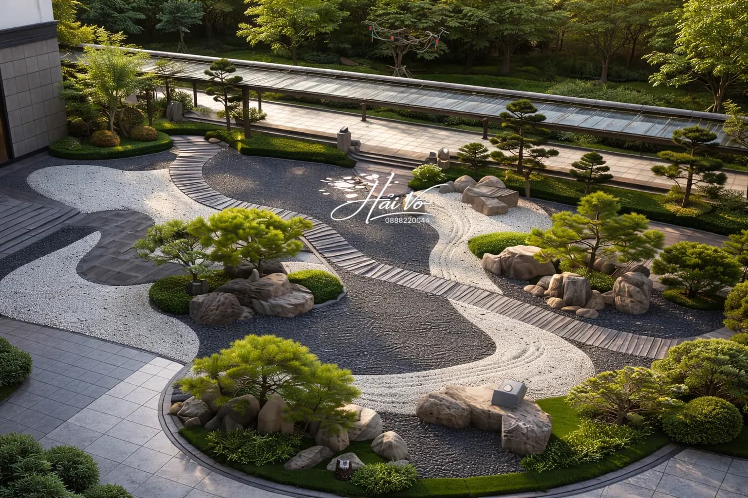 Hồ koi sân vườn hiện đại 20