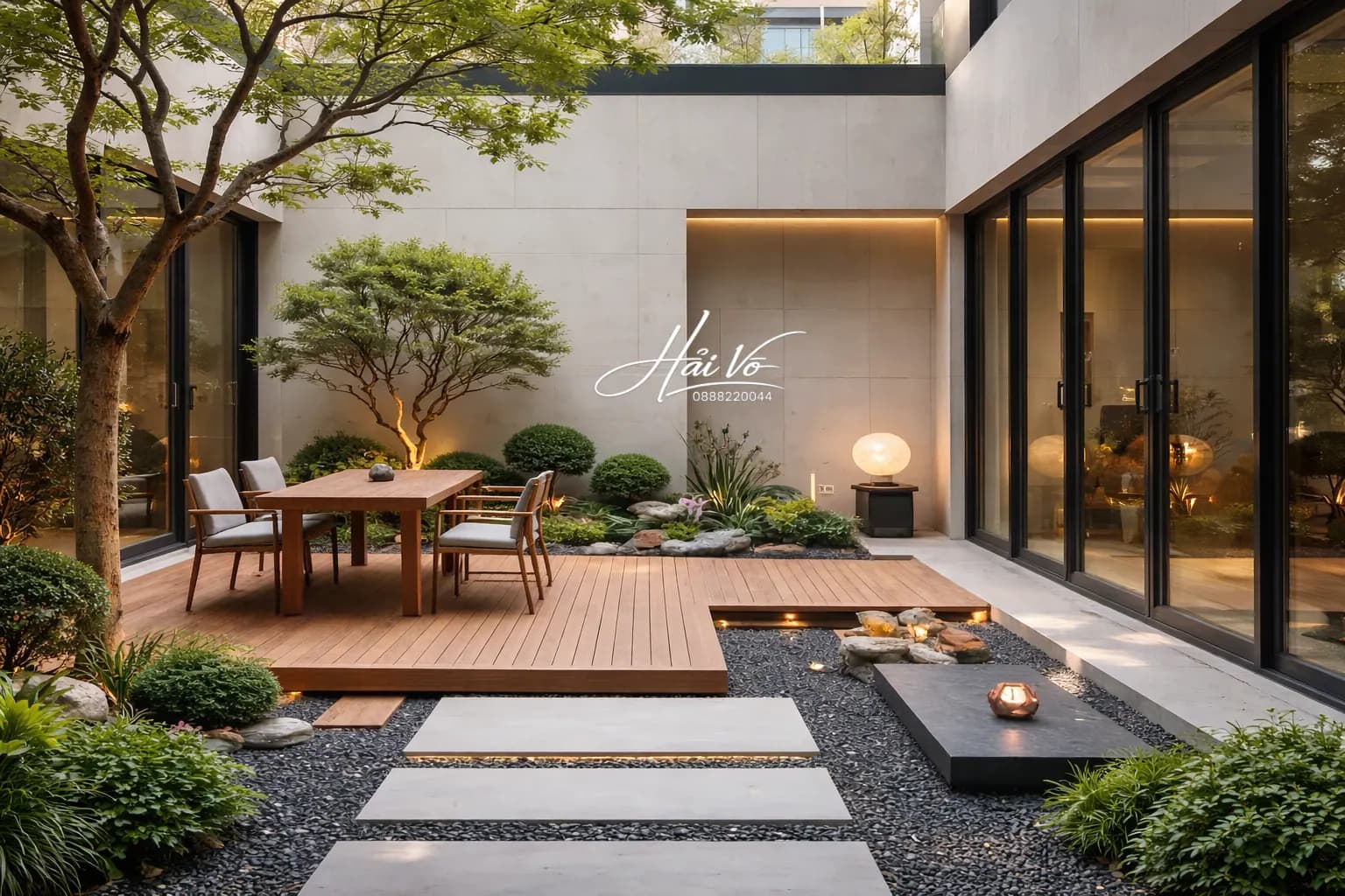 Hồ koi sân vườn hiện đại 27