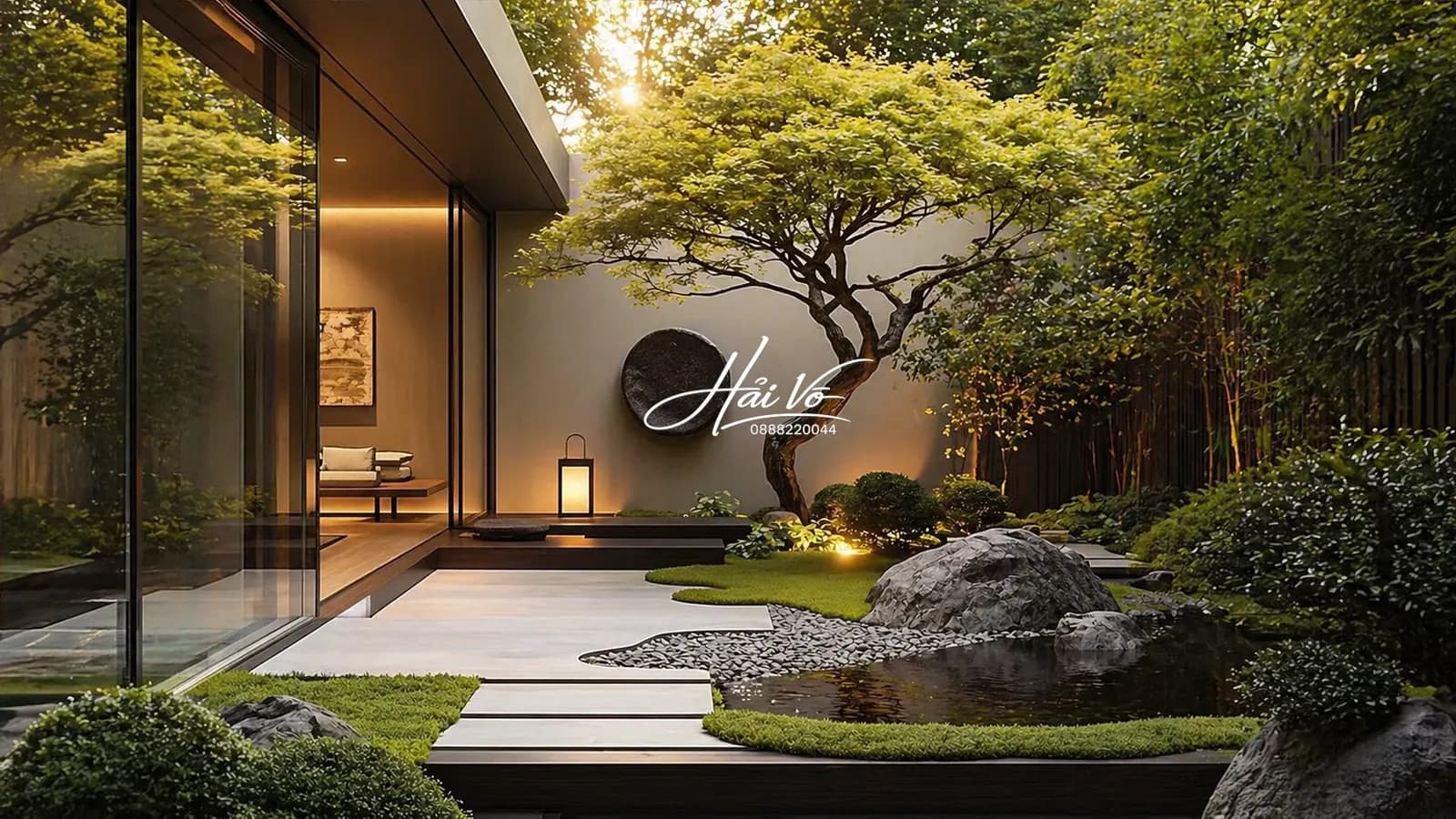 Hồ koi sân vườn hiện đại 29