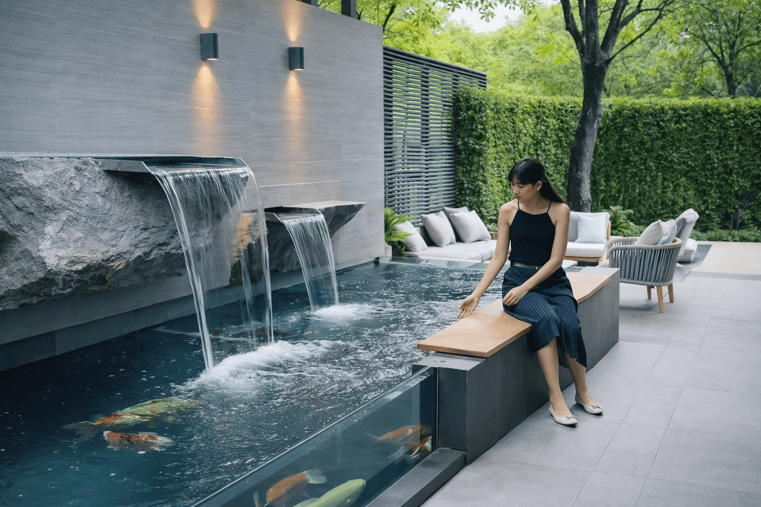 Video thực tế hồ koi 4
